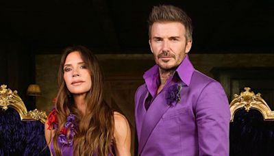 David and Victoria Beckham Joke About Slipping into Wedding Outfits for 25th Anniversary: ‘They Still Fit!’