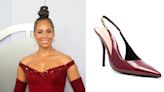 Alicia Keys Shines in Monochromatic Red Look With Gucci Slingback Heels at Tony Awards 2024