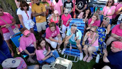 Karen Read supporters anxiously await verdict outside Dedham courthouse