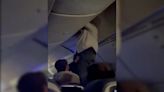 Watch: Passenger Stuck In Overhead Bin During Severe Turbulence On Spain-Uruguay Flight