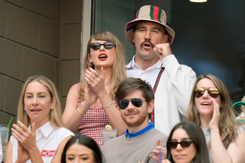 Power couple Taylor Swift, Travis Kelce cheer another Taylor at US Open