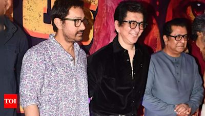 ‘Yek Number’ trailer launch: Aamir Khan, Raj Thackeray, Rajkumar Hirani and Sajid Nadiadwala grace the event | - Times of India