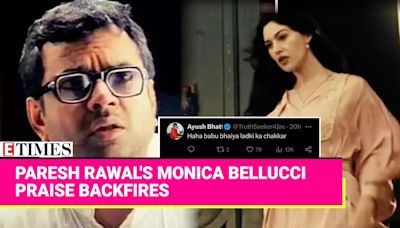 'Ladki Ka Chakkar Hain...': Paresh Rawal TROLLED HARD for His Monica Bellucci Compliment in 'Malena'