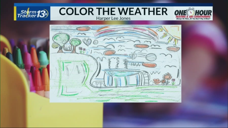 Color the Weather: Harper Lee Jones