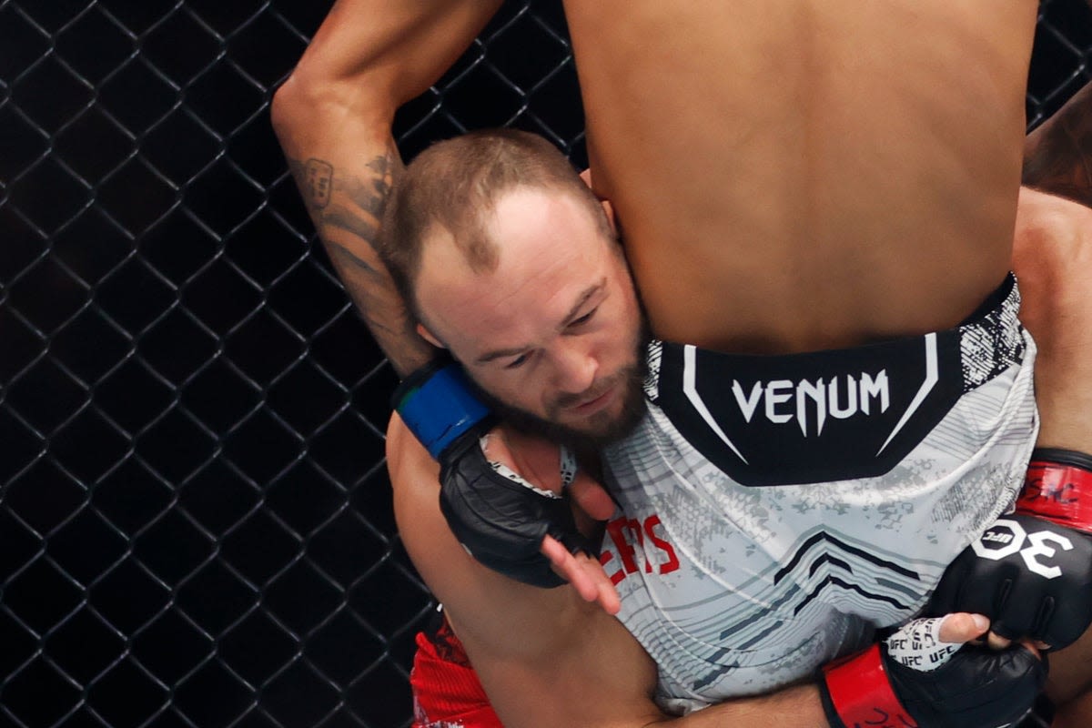 UFC fighter Mateusz Rebecki shows off gruesome facial injury after TKO loss