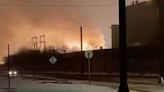Plant manufacturing engines for military equipment on fire in Russia's Chelyabinsk