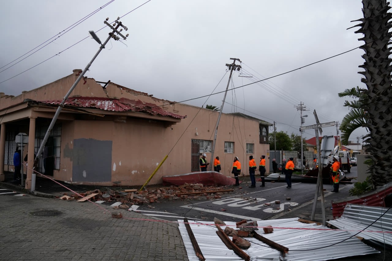 South Africa’s Cape Town is hit by more storms, with 4,500 people displaced by floods and damage