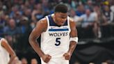 Anthony Edwards asks Micah Parsons his shoe size for when Timberwolves return for game 6 | Sporting News