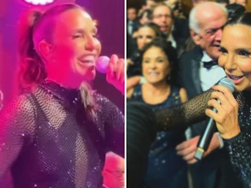 Ivete Sangalo faz show particular após cancelamento de turnê: veja como foi