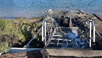 Eaton County Parks and Recreation dock a ‘total loss’ after fire early Friday morning