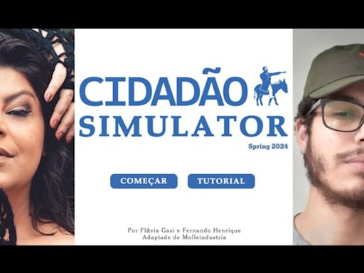 Flávia Gasi e Fernando Henrique, do Holodeck Design, lançam o jogo político "Cidadão de SP Simulator" - Drops de Jogos