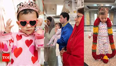 Throwback: When Priyanka Chopra and Nick Jonas performed a special pooja on Malti Marie's second birthday | Hindi Movie News - Times of India