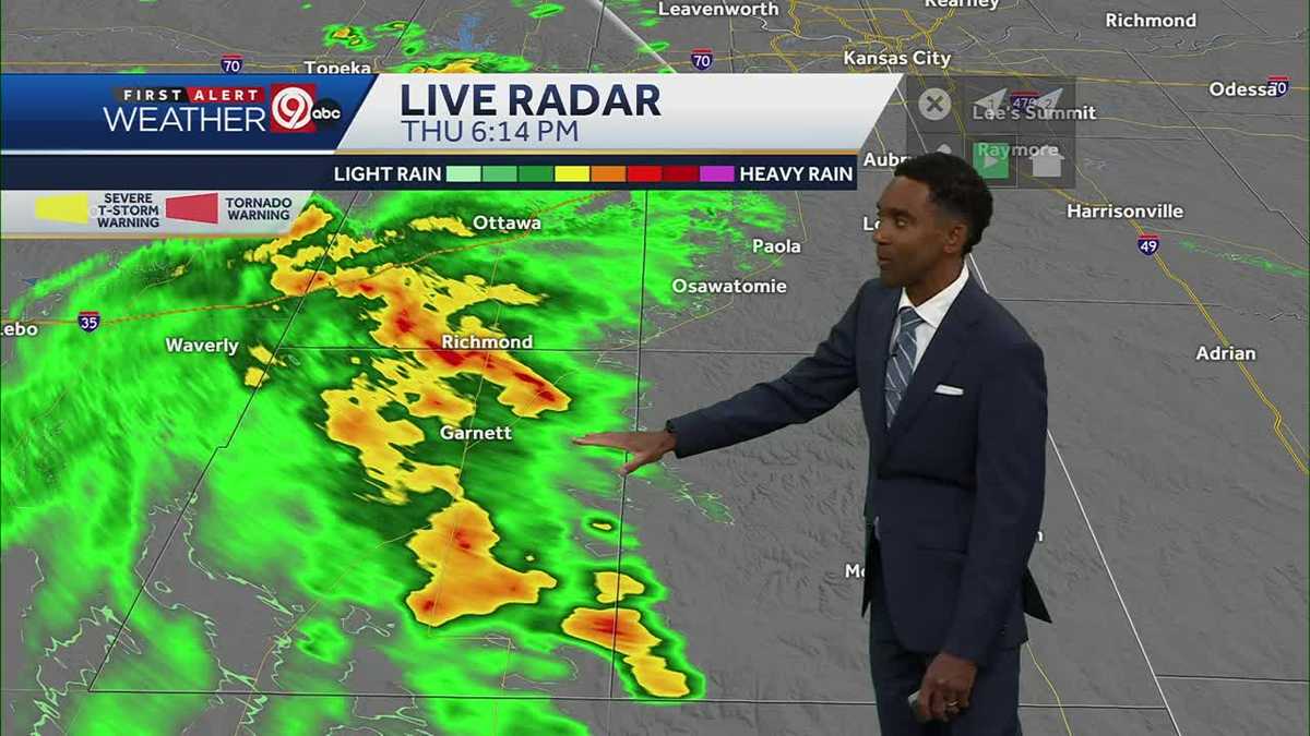 Kansas City weather: Rain chances increasing Thursday night into Friday