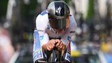 Remco Evenepoel survives late scare to win Tour de France stage seven time trial