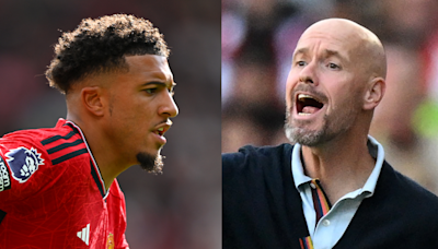 Erik ten Hag warned Jadon Sancho reconciliation could 'blow up in his face' as Man Utd legend also insists proposed Marcus Rashford sale would be a 'huge mistake' | Goal.com South Africa