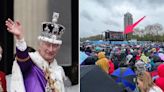 Disappointing photos show the reality of what London was like during King Charles' coronation