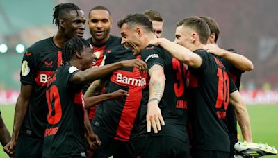 Bayer Leverkusen complete undefeated domestic season as Granit Xhaka downs Kaiserslautern in DFB-Pokal final