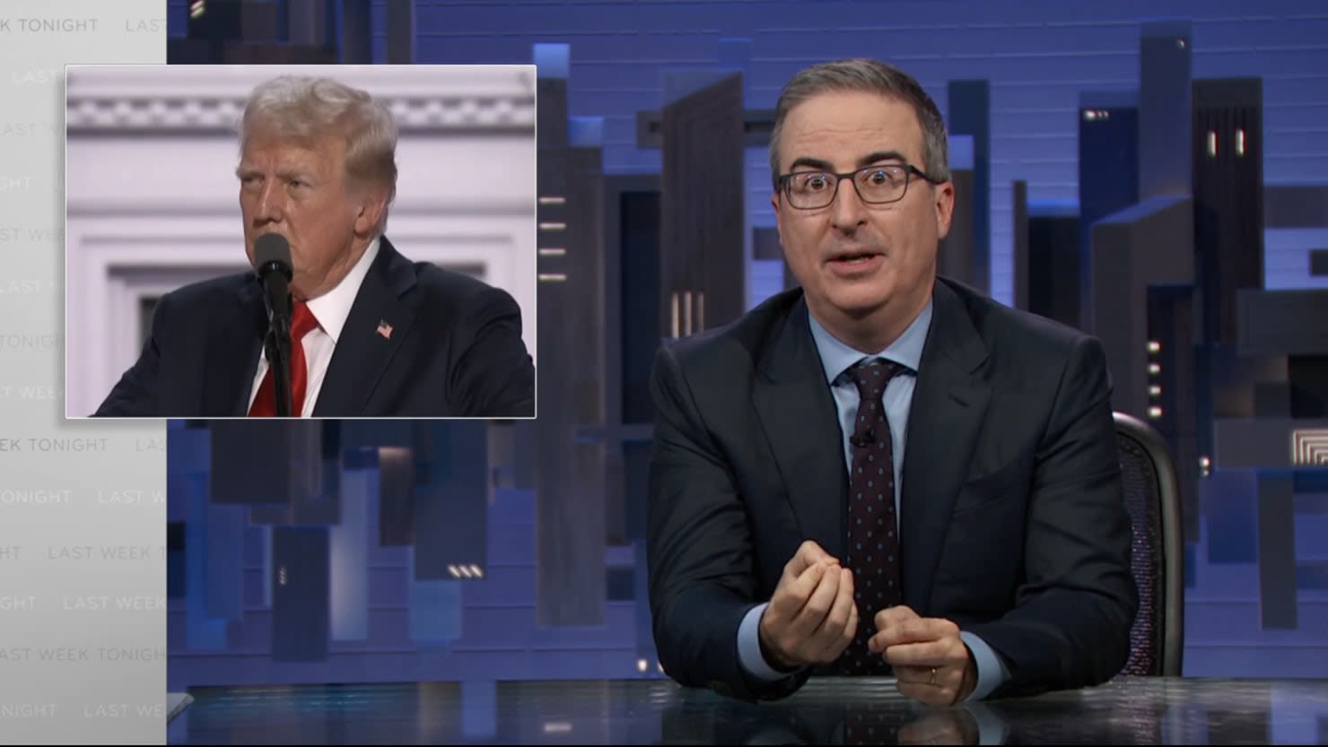 John Oliver Gives the Pep Talk Democrats Need to Rally Behind Harris