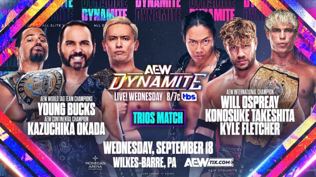 Trios Match, Chris Jericho vs. Orange Cassidy Set For 9/18 AEW Dynamite