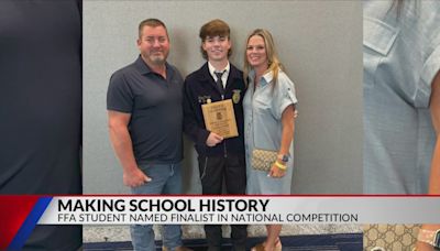 Former Henderson FFA student makes school history