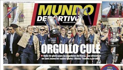 Xavi Hernández y la Eurocopa, protagonistas de las portadas de hoy