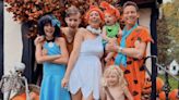 Stacey Solomon's family 'won' Halloween with epic 'Flintstones' costumes