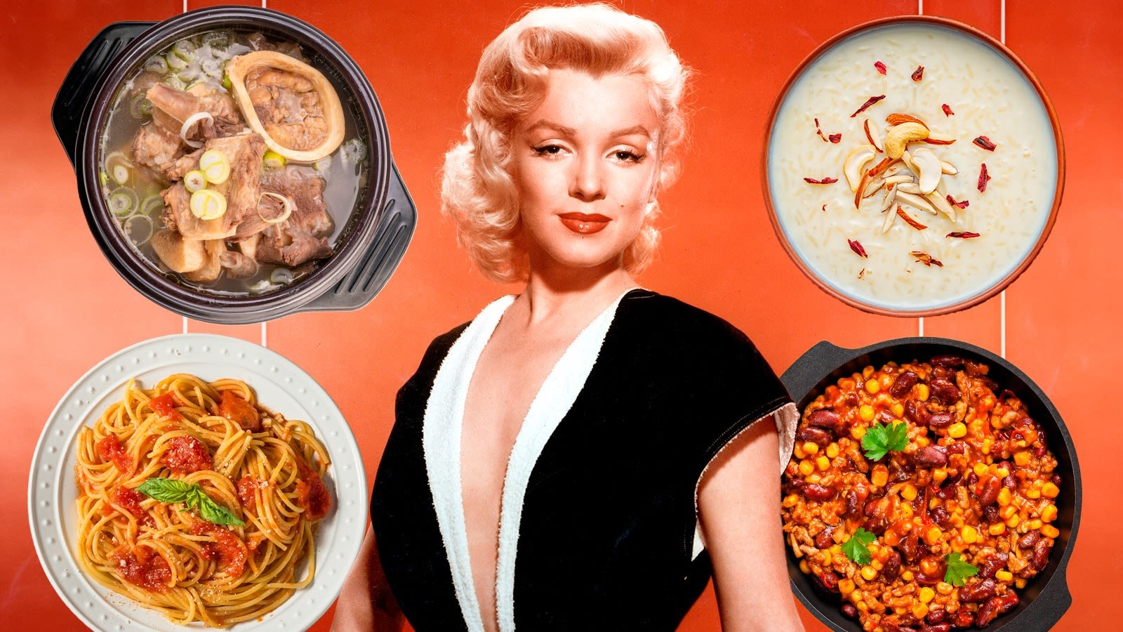 Everything Marilyn Monroe Really Liked To Eat And Drink