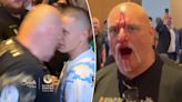 Tyson Fury’s unhinged dad headbutts rival, left with bloodied face in pre-fight melee