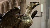 Man arrested over church brass eagle theft