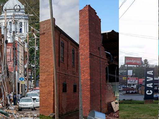 Hurricane Helene's catastrophic impact across North Carolina, Georgia seen in before-and-after photos