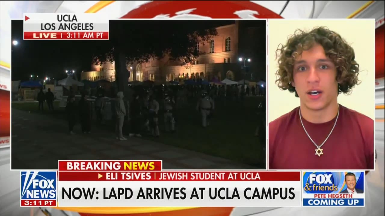 ...Jews In LA Have Had Enough!’ UCLA Student Tells Fox Counter Protestors That Broke Up Pro-Palestine ...