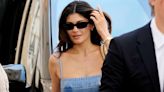 Kylie Jenner wears denim dress during Rome outing - but fans spot awkward detail