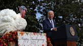 Biden pardons two turkeys, sparing them from Thanksgiving diners