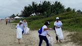 Con minga en la playa de Olón se cerró programa de conservación que tenía apoyo de Estados Unidos