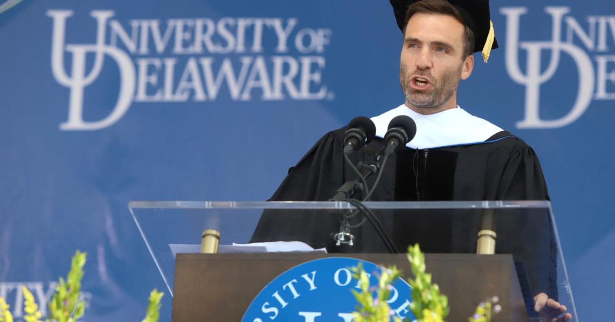 Embrace uncertainty, Joe Flacco tells University of Delaware graduates