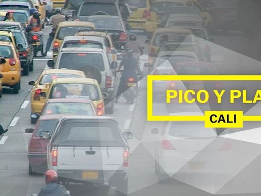 Pico y Placa: qué autos descansan en Cali este miércoles 15 de mayo