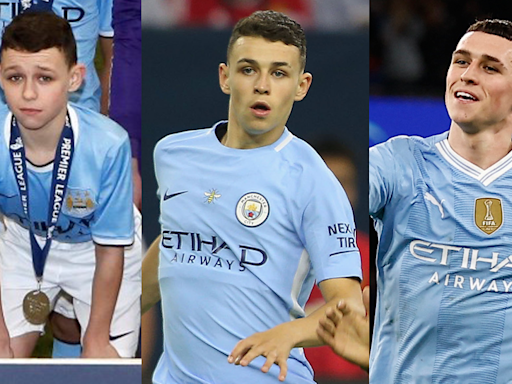 The story of Foden's rise to Man City superstar