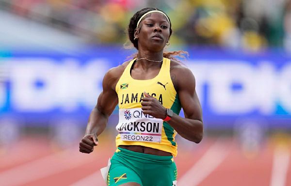 Jamaica's Shericka Jackson says she's out of the Olympic 100 meters and will focus on the 200