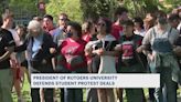 Rutgers University president defends making deals with pro-Palestinian protesters