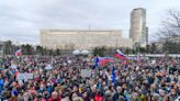 Thousands rally in Slovakia to mark the 2018 slayings of an investigative journalist and his fiancee