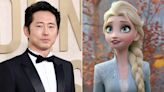 Steven Yeun compares himself to Elsa from “Frozen” in Golden Globes speech
