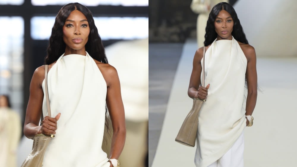 Naomi Campbell Channels Quiet Luxury While Modeling in Tod’s Spring 2025 Show During Milan Fashion Week