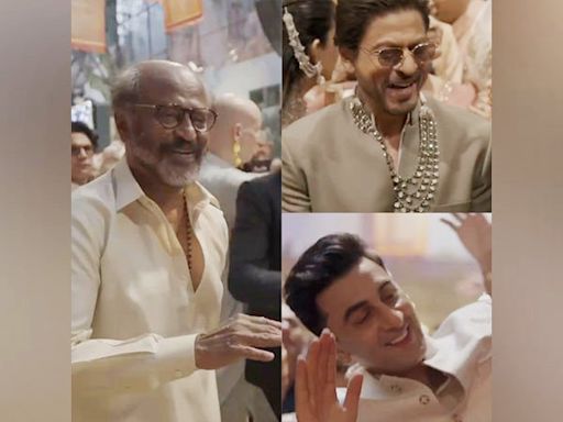Rajinikanth, SRK, Ranveer Singh, others dance their hearts out at Anant-Radhika's wedding