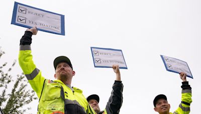 Boeing workers on strike for the 1st time in 16 years after 96% vote to reject contract