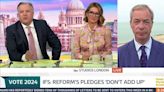 ITV GMB 'bullying' row erupts as fans applaud Farage after 'biased' grilling: 'Disgraceful from presenters!'