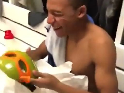 Fans joke Kylian Mbappe has already got his mask ready for next France game