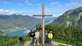 Father Brown’s Cross is resurrected on Mount Roberts after winter collapse | Juneau Empire