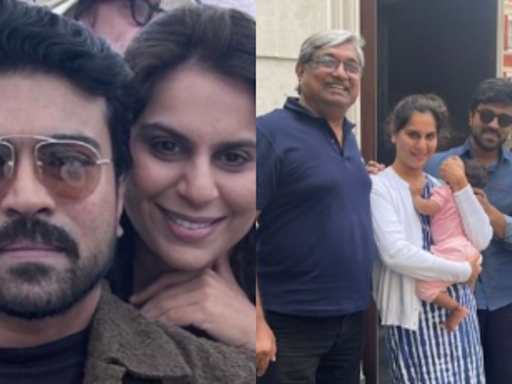 Ram Charan and Upasana enjoy London with friends; their adorable daughter Klin Kaara too, makes an appearance: pics inside | - Times of India