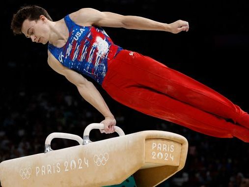 US gymnast Stephen Nedoroscik goes viral as 'pommel horse guy' at Paris Olympics