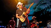 Brad Paisley calls Joe Bonamassa "the best guitarist in the world" before their onstage jam in Nashville